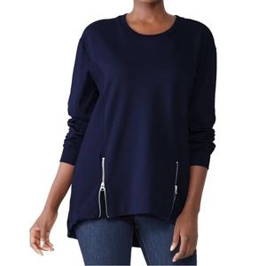 Universal Standard Corbelle Navy Pullover XS       FF